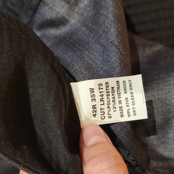 Kenneth Cole Reaction Men's Gray Ready Flex Basketweave Slim-Fit Suit - Picture 7 of 7